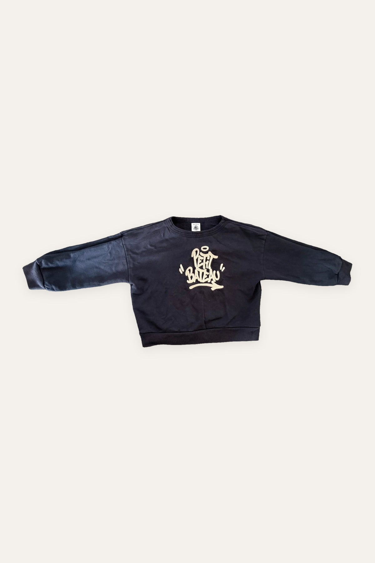Petit Bateau navy cotton jumper