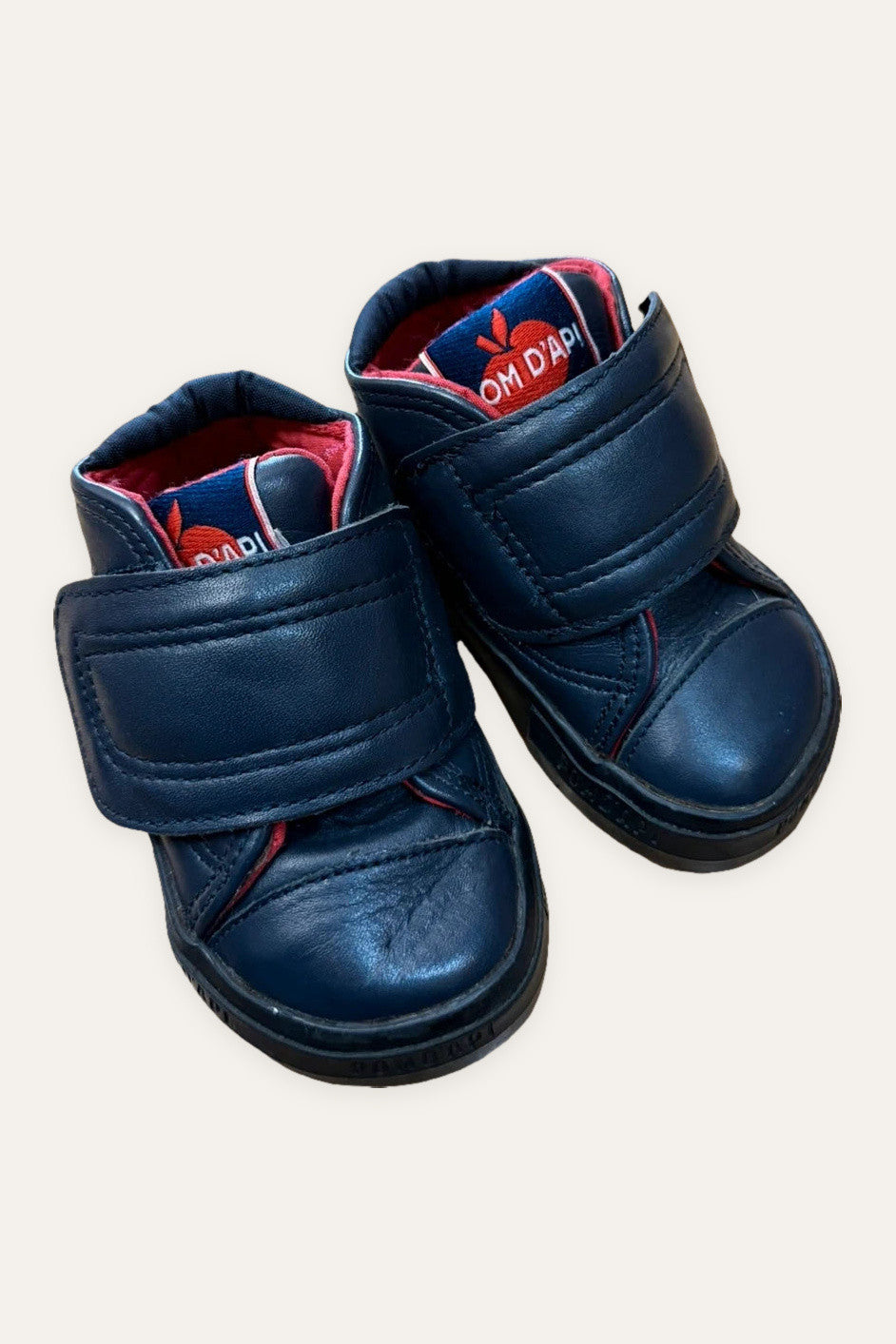 Pom d'Api navy leather sneakers