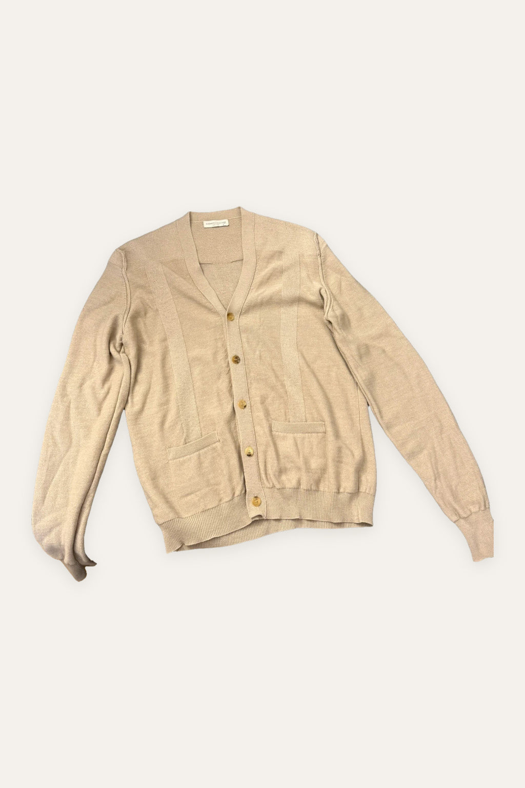Roberto Collina beige wool cardigan