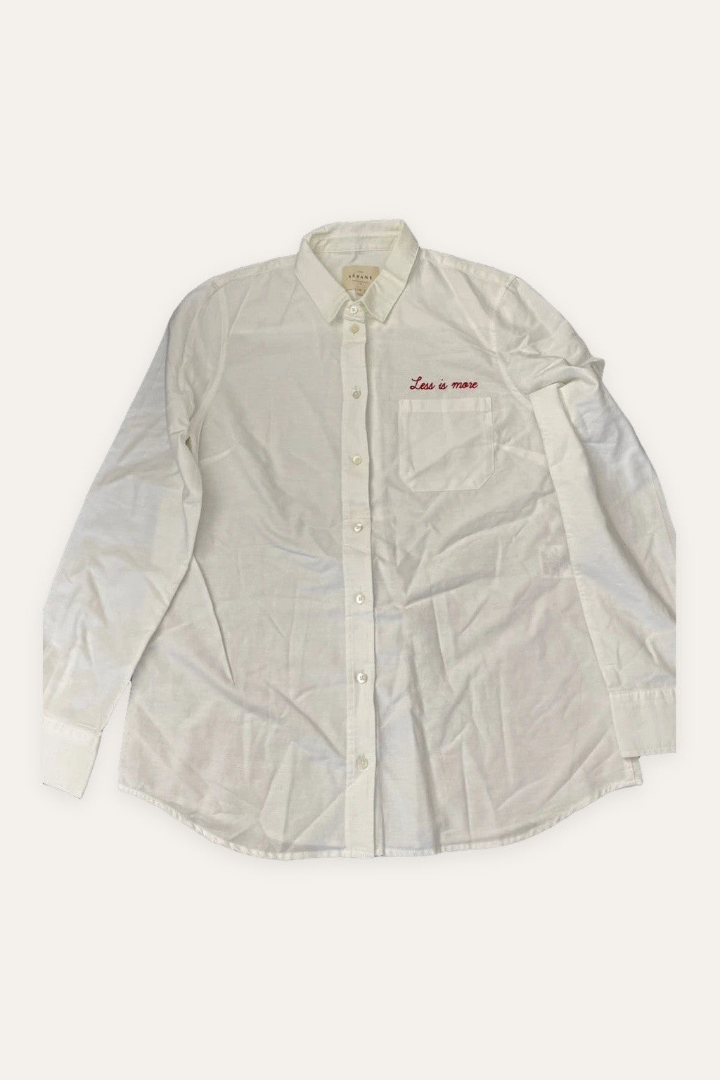 Sézane white cotton shirt