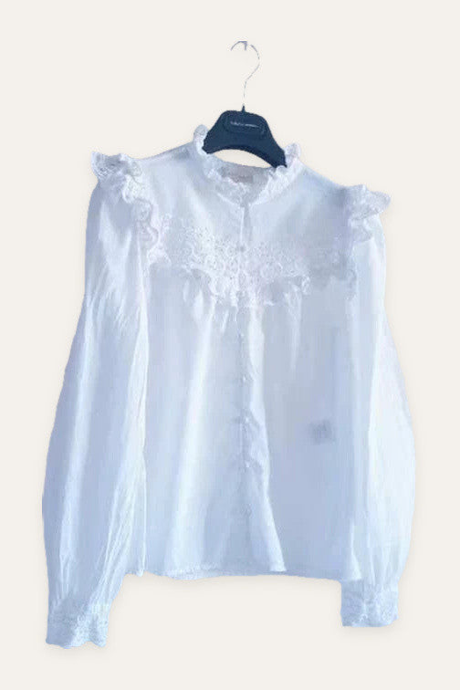 Sézane white shirt