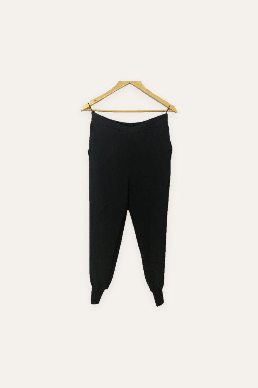 Stella McCartney black jersey trousers