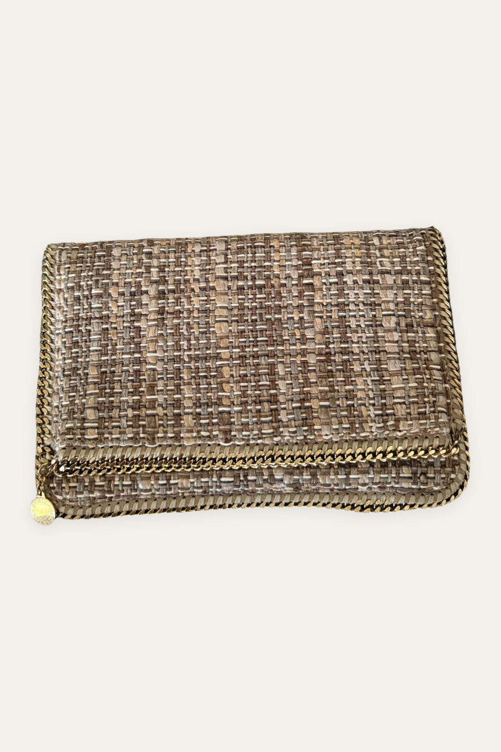 Stella McCartney Falabella clutch tweed