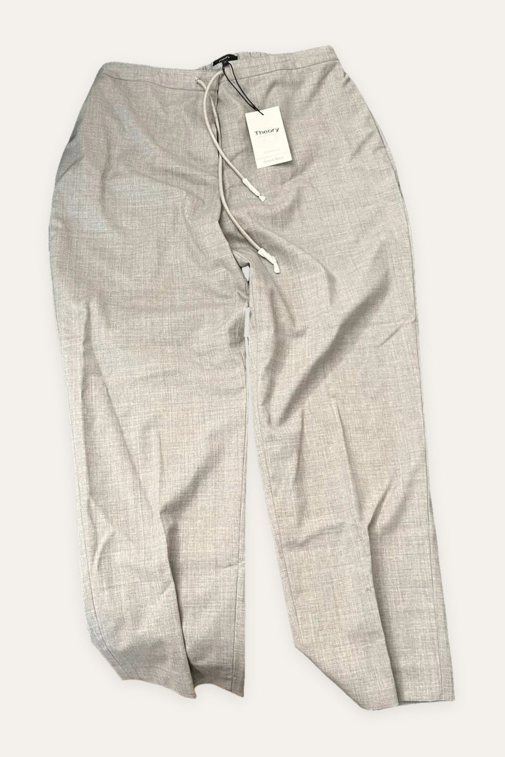 Theory grey wool trousers
