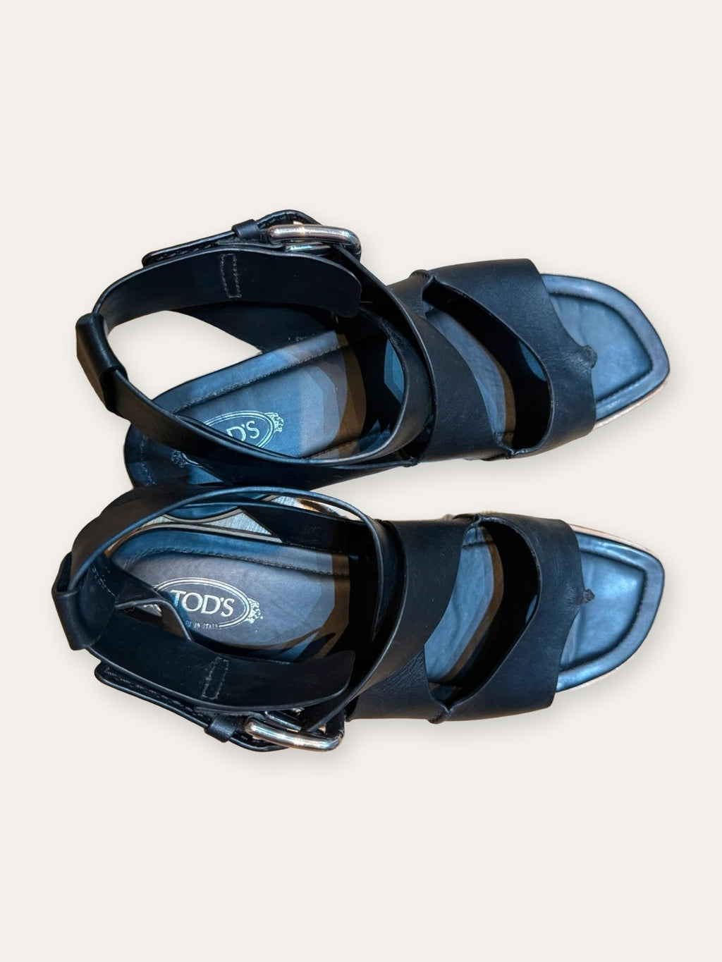 Tod's black sandals - view 2