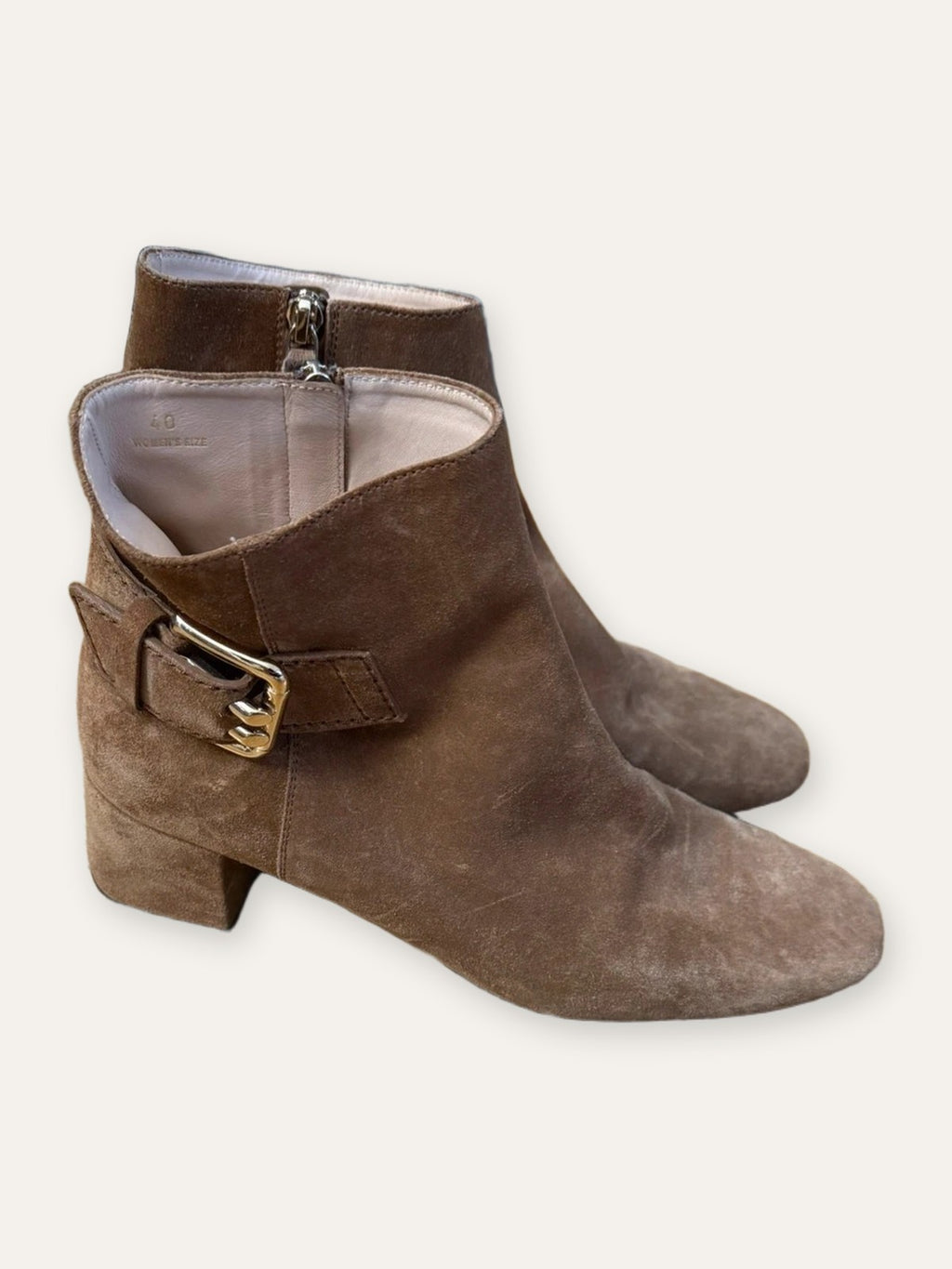 Tod's brown suede ankle boots - view 2