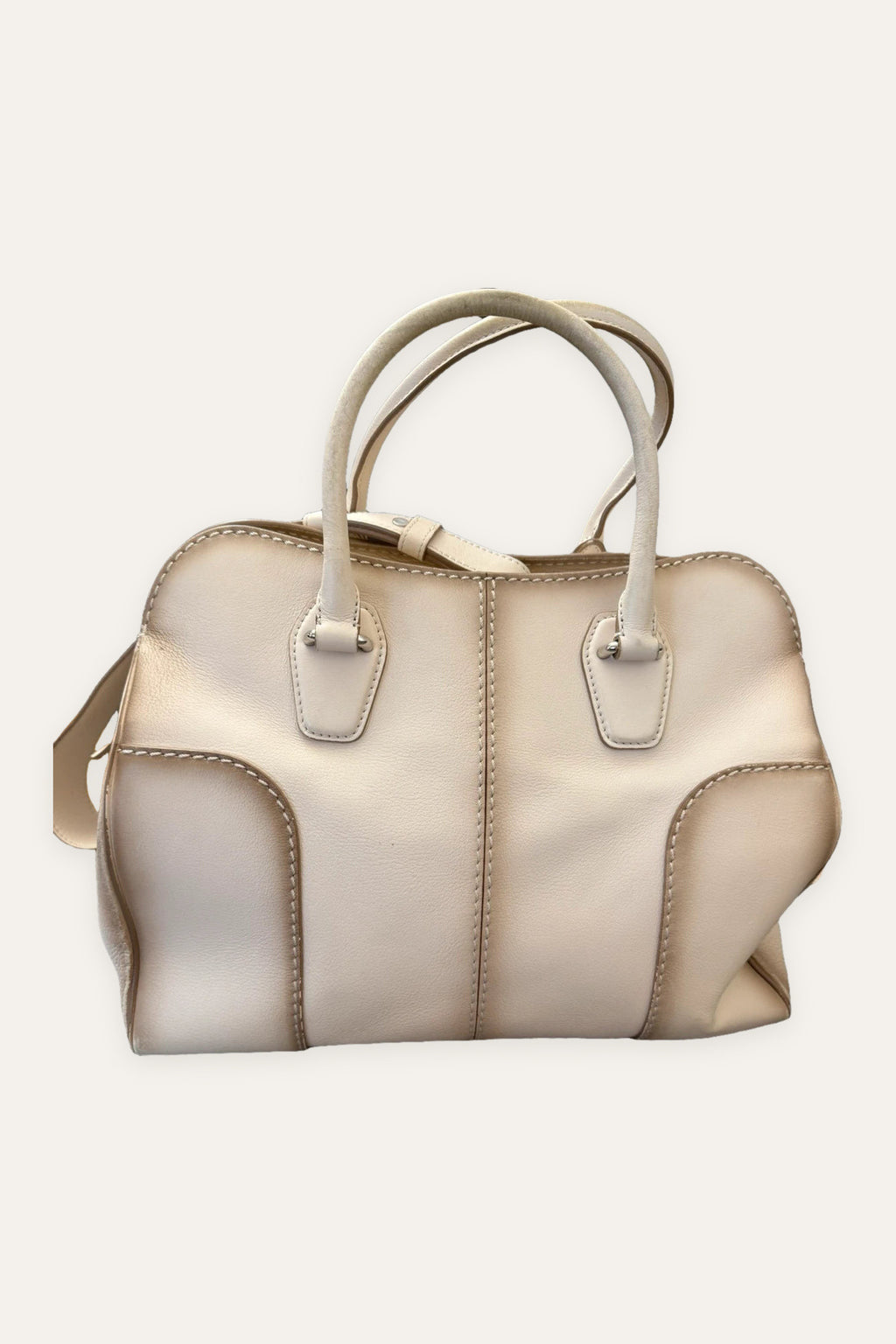 Tod's cream leather bag