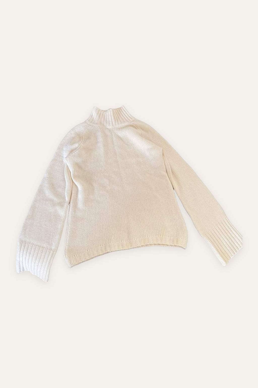 Vince 100% cashmere white turtleneck sweater