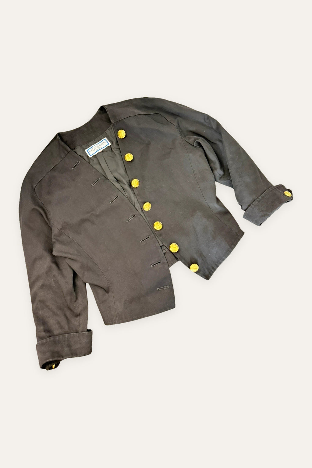 Yves Saint Laurent variation black vintage jacket