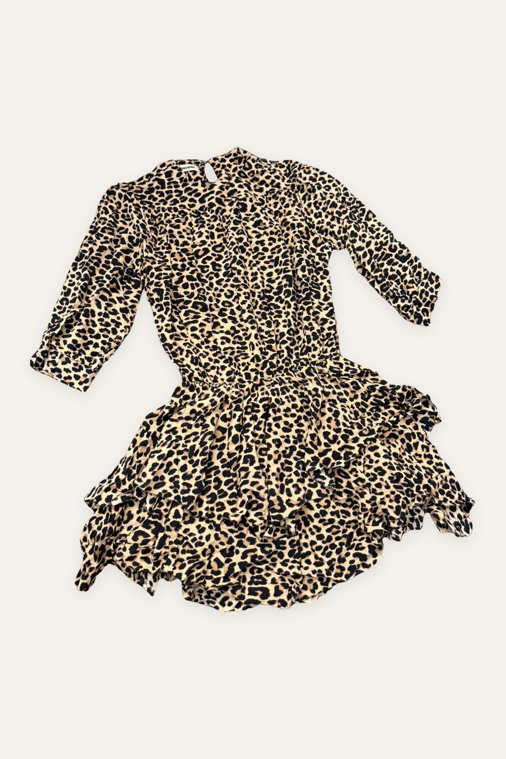 Zadig & Voltaire rooka print leo viscose leopard dress