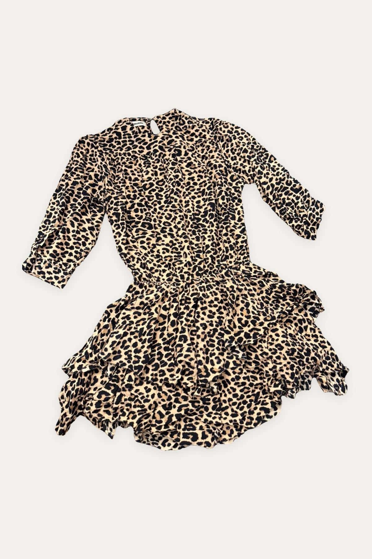 Zadig & Voltaire rooka print leo viscose leopard dress