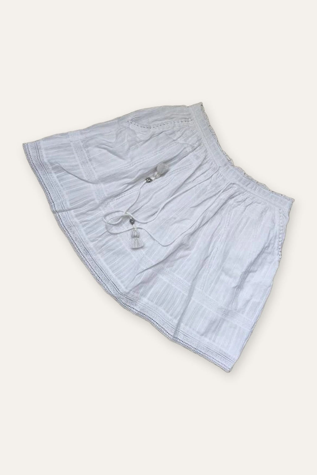 Zadig & Voltaire white cotton skirt