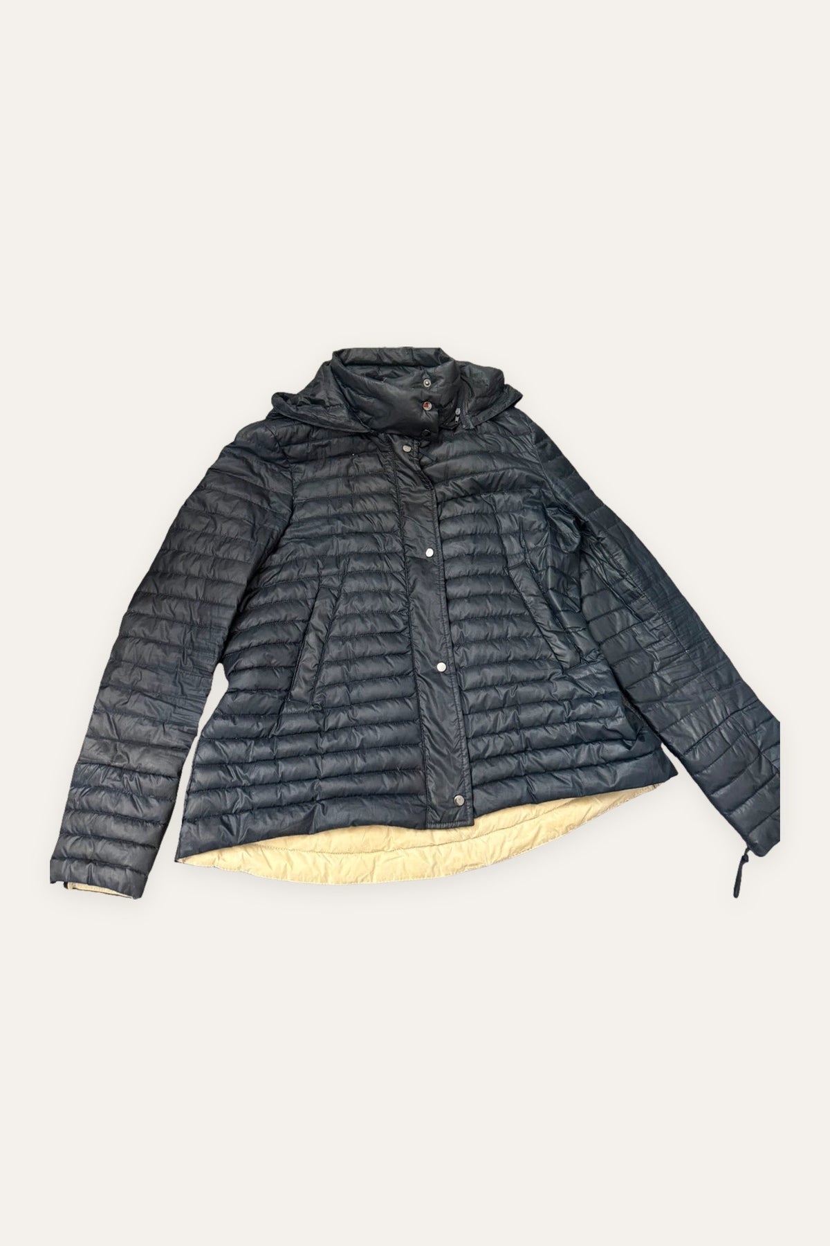 Zara navy down jacket